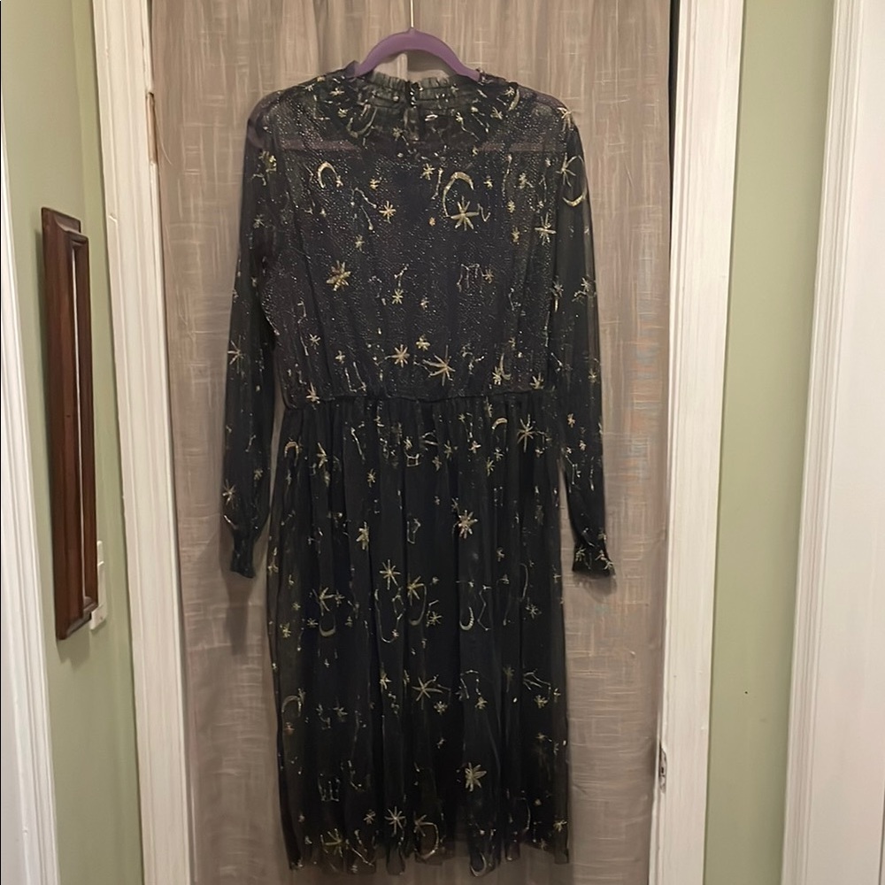 Elegant Starry Night Dress